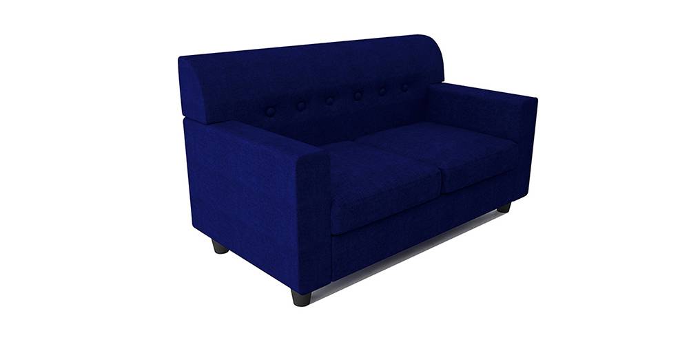 Solitaire Fabric Sofa - Navy Blue